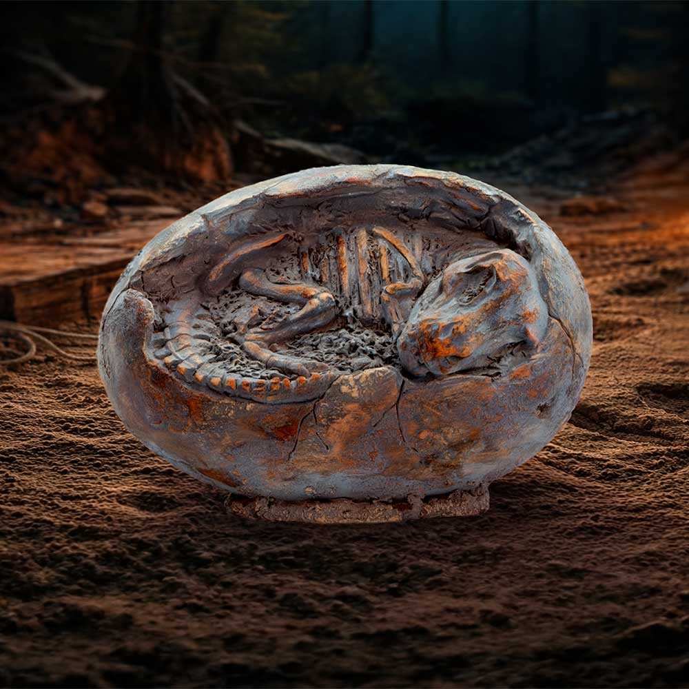 Nemesis Now - Tyrannosaurus Rex Egg Dekorative Figur - Mehrfarben